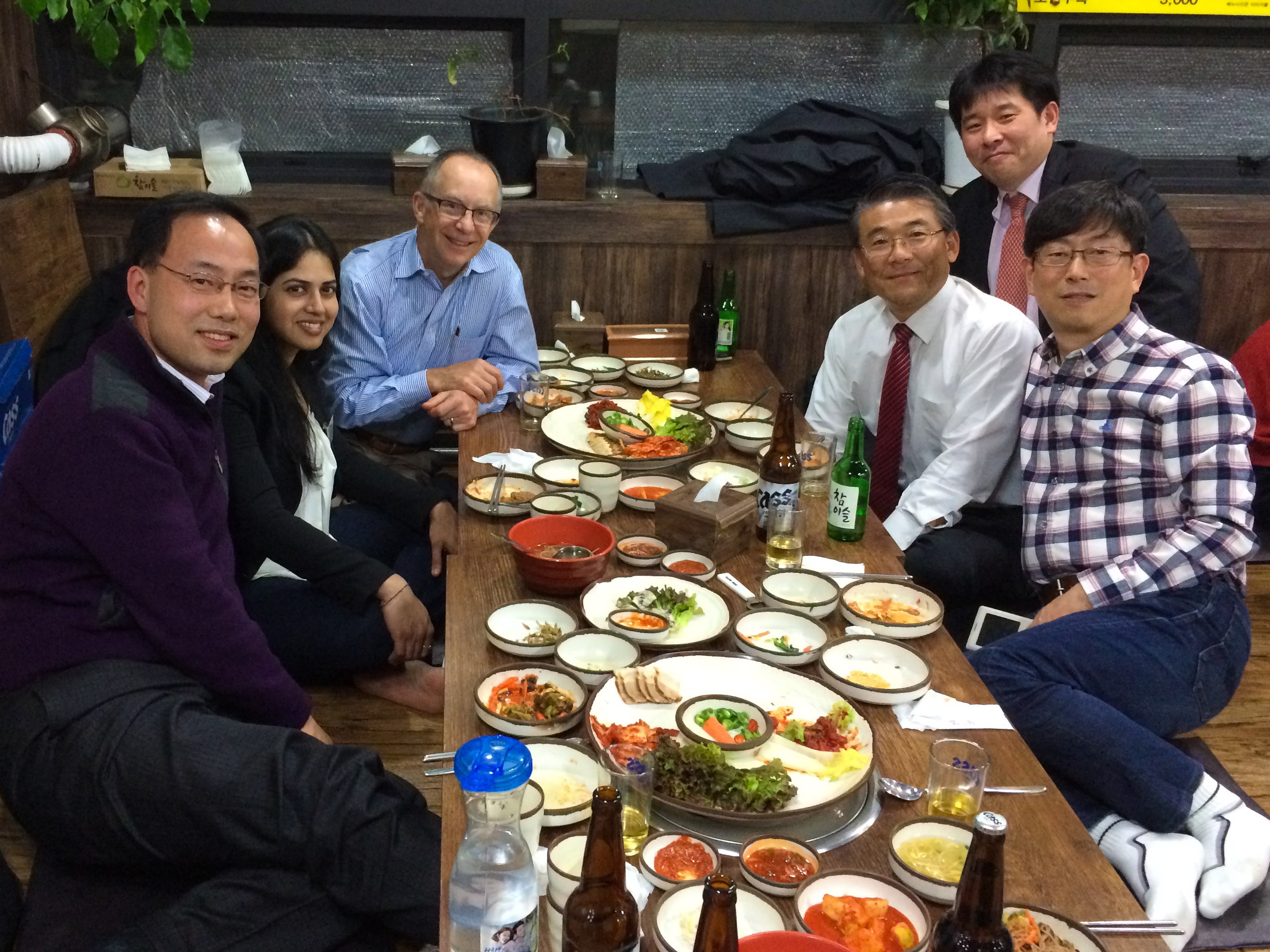 Dinner after OVNC with Dr. Won-Ki Hong, Victor